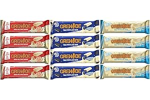Grenade Carb Killa Protein Bar White Chocolate Variety Pack | High Protein, Low Sugar Snack Bar | 20g+ Protein, Triple Layer 