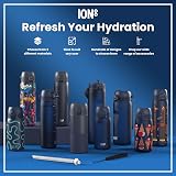 Ion8 600 ml Ash Navy Lightweight Stainless Steel Water Bottle view 7