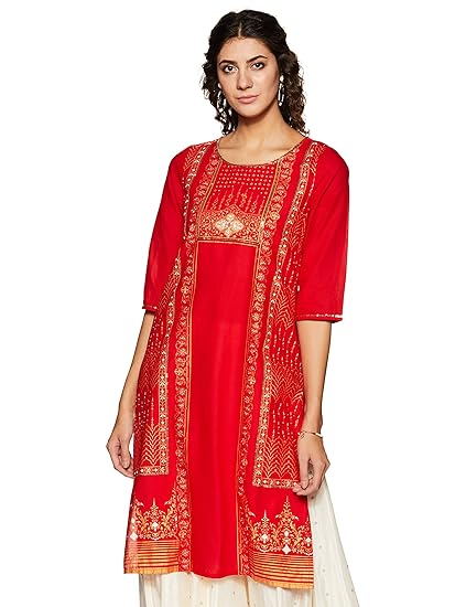 Women's cotton straight Kurta