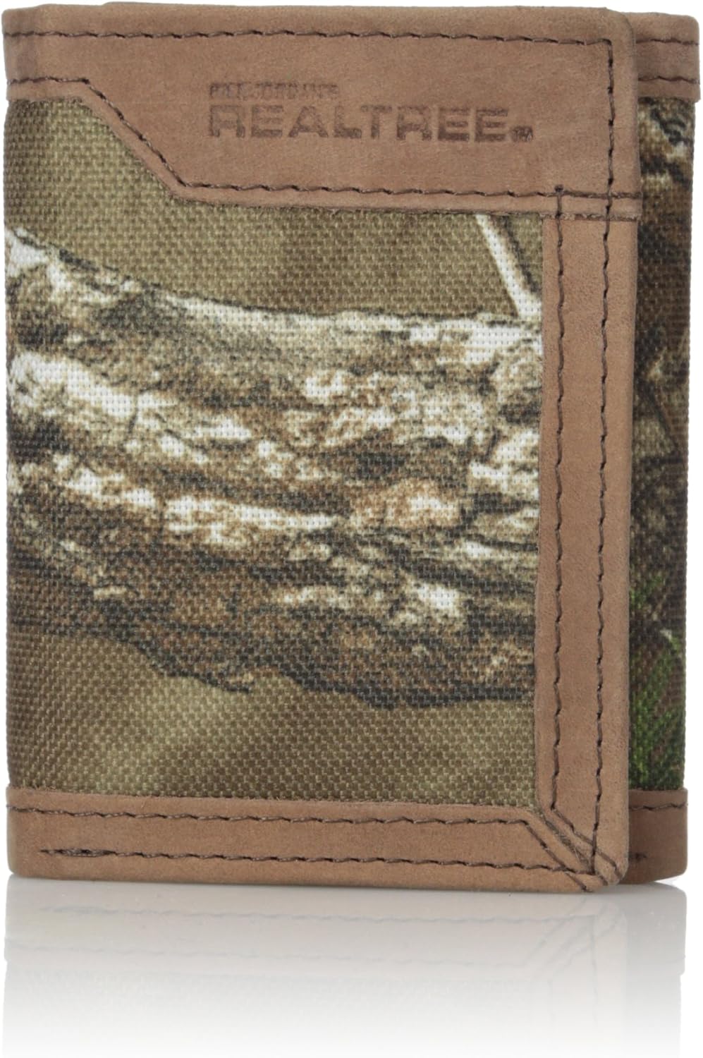 RealTree Men's Leather Canvas Trifold Wallet, Camo, One Size Amazon.ca