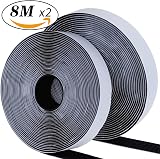 Blooven Hook and Loop Tape 20 mm x 8 m Self Adhesive Black view 2