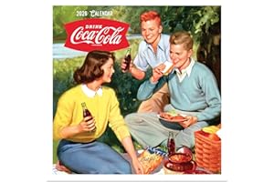 TF Publishing 2026 Coca-Cola Mini Calendar with Monthly Grids for Appointments and Scheduling - Vertical Small Wall Calendar 