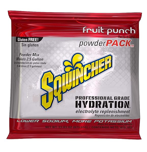 SQWINCHER 23.83 OUNCE FRUIT PUNCH FLAVOR POWDER PACK...