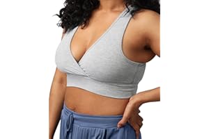 Kindred Bravely French Terry Racerback Nursing Sleep Bra/Maternity Bralette, Nursing Bras for Breastfeeding, Pregnancy Bra