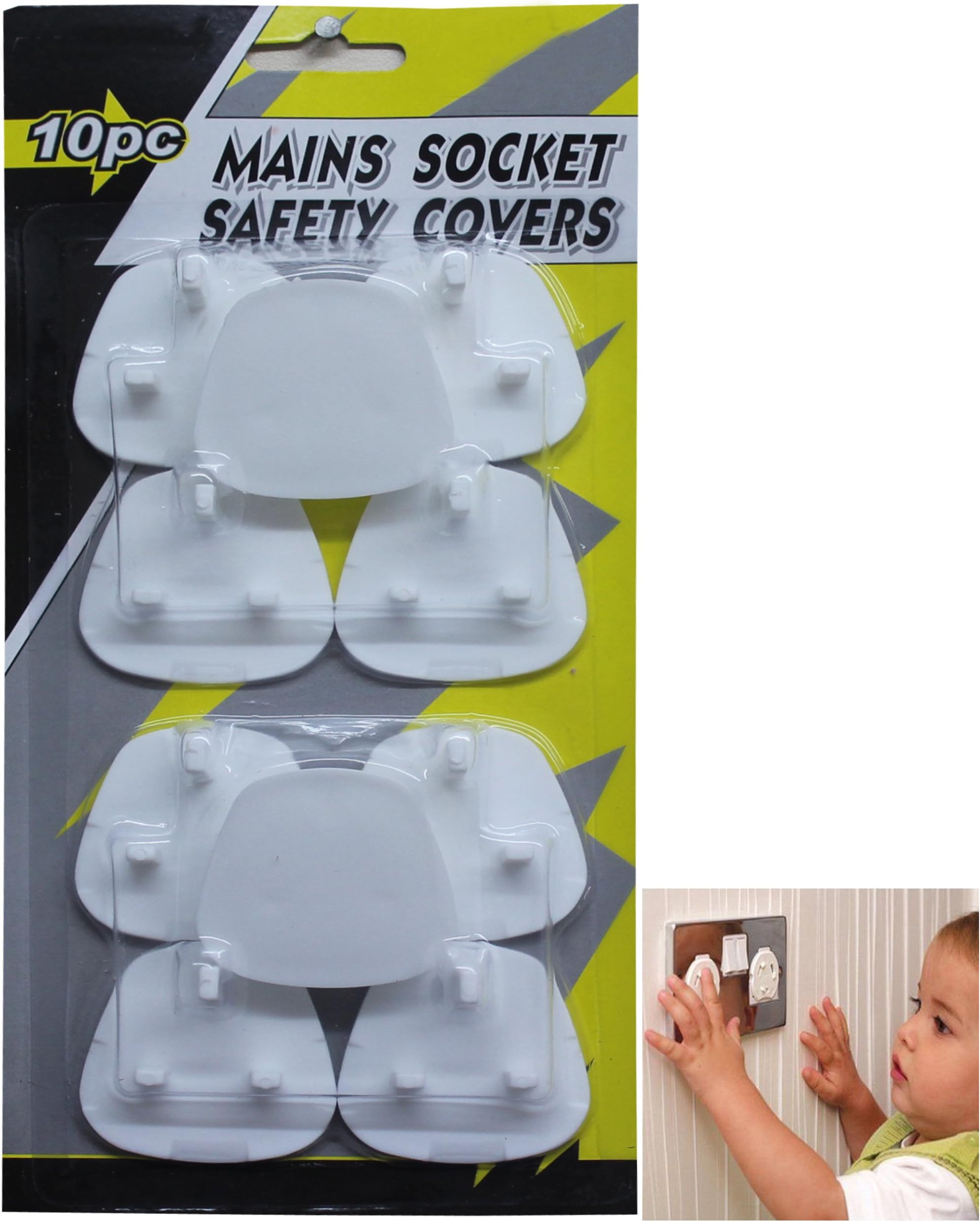 New 10Pcs Mains Socket Cover Electrical Child Safety Cover Baby Proof Protector Guard