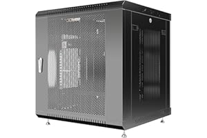 Sysracks - Wall Mount Server Rack - Locking Network Cabinet - AV Enclosure - Vented Audio Rack - Networking Enclosure 24 Inch