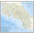 National Geographic Costa Rica Wall Map 38 X 36 Inches National 81wcS2Npy3L. AC UL116 SR116,116 