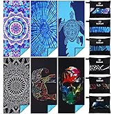 6 Pack Lightweight Thin Beach Towel Oversized 71