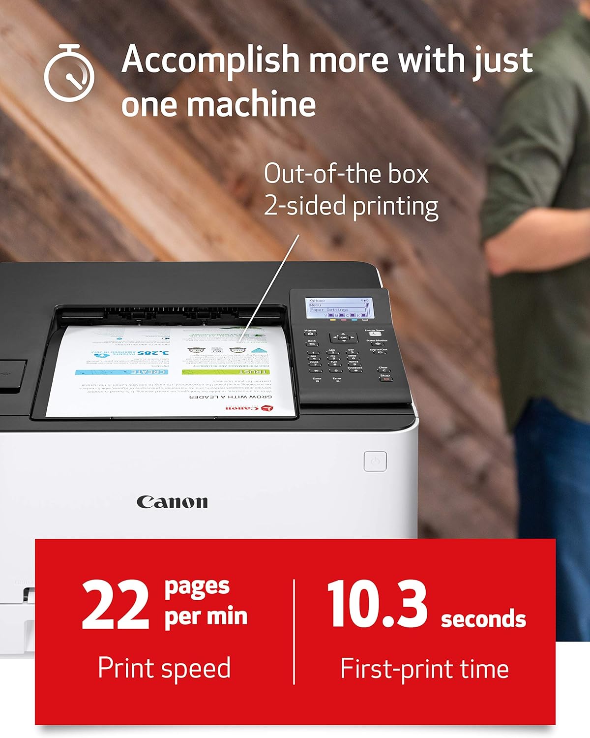 Canon Color Image CLASS LBP622Cdw -Wireless, Mobile Ready, Duplex Laser Printer, Compact Size - White: Office Products