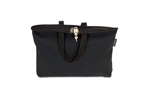 Hopkins Medical Products Lockable PHI Carrier: Legal Size Bag w/Key Lock - Black