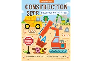 Construction Site Preschool Activity Book: Fun Learning with Trucks, Tools, and Mighty Machines