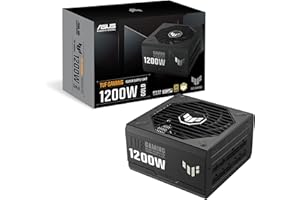 ASUS TUF Gaming 1200W Gold (1200 Watt, ATX 3.0 Compatible Fully Modular Power Supply, 80+ Gold Certified, Military-Grade Comp