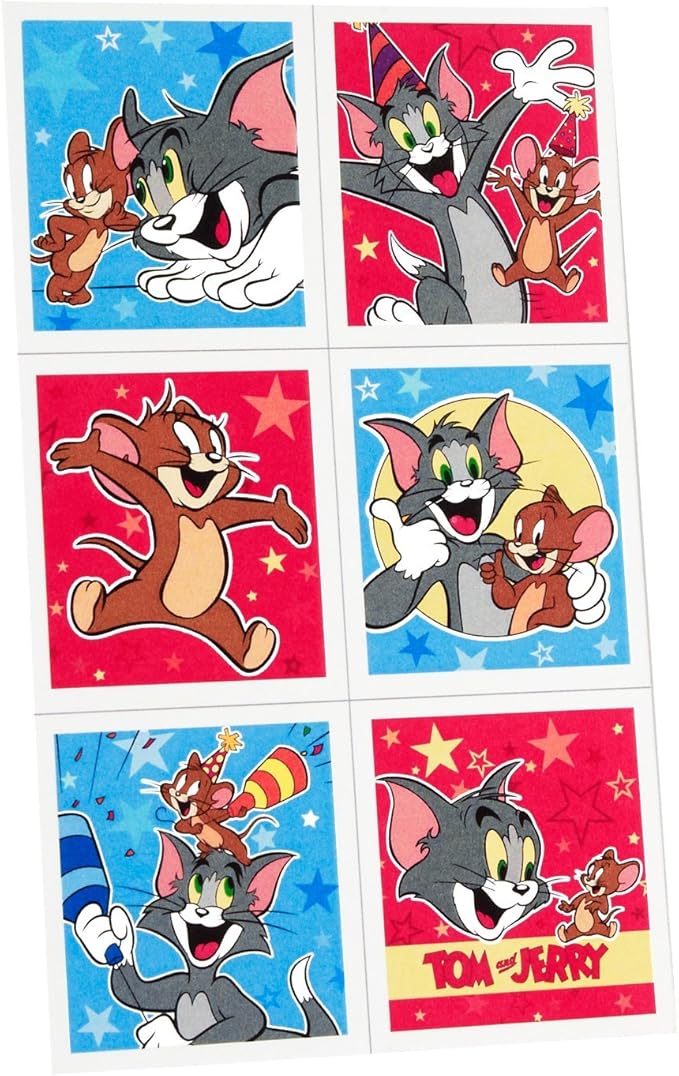 Tom and Jerry Sticker Sheets (4 count) Electronics