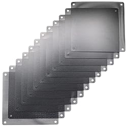 ThreeBulls 12 Pcs 120mm PVC Black PC Cooler Fan