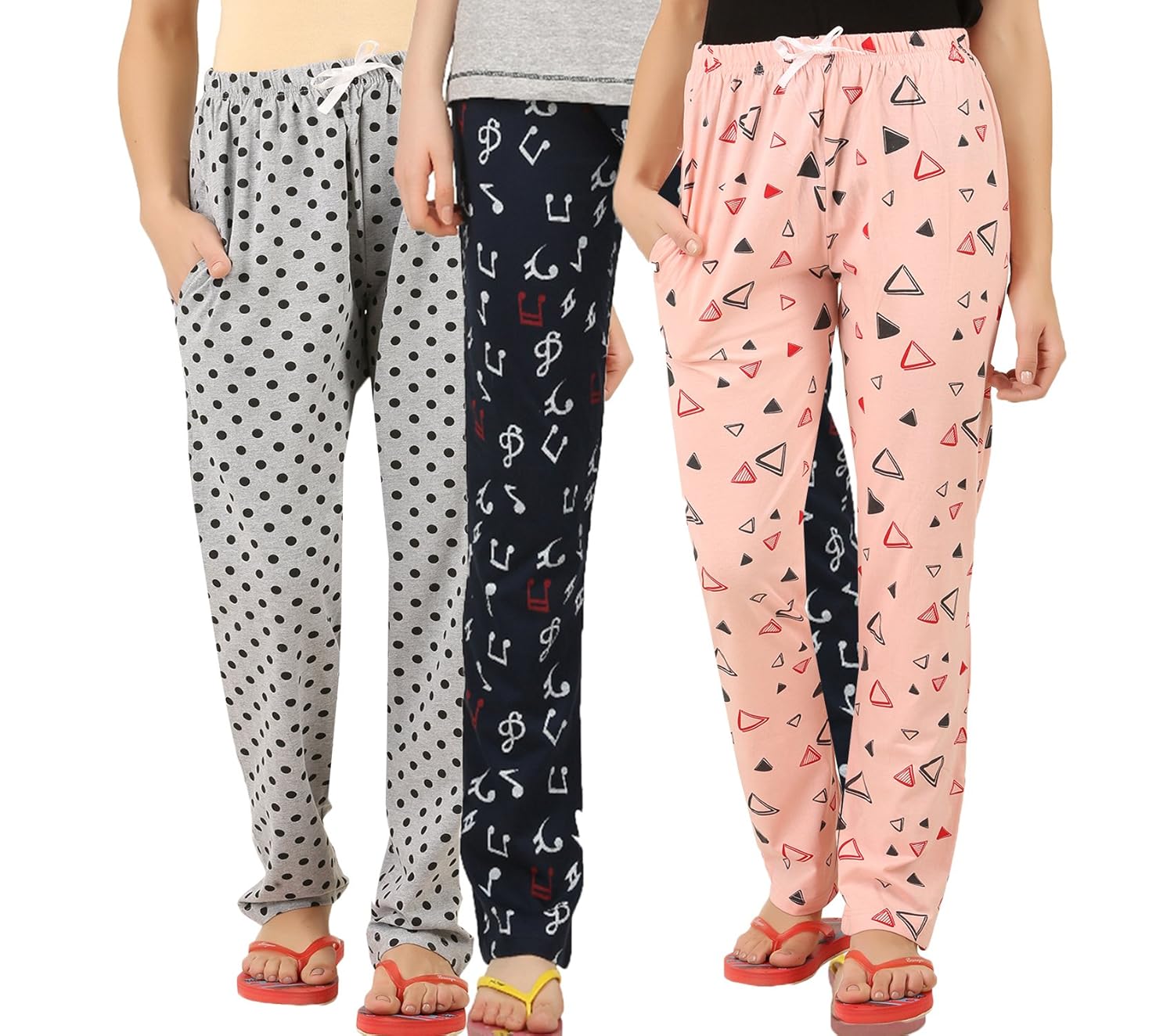 peach blossom womens nightwear pyjama set of 3