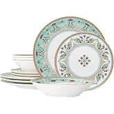 Noritake Serene Garden 12-Piece Dinnerware Set, Service for 4