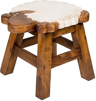 Amazon Com Sea Island Imports Sheep Design Hand Carved Acacia
