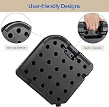 Yaheetech 4Pcs Square Umbrella Stand Cantilever Base Black 60L Water 200lb Sand view 6