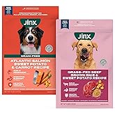 Jinx Premium Dry Dog Food Bundle - Salmon Kibble & Beef Kibble - 4lbs Each