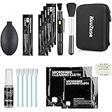 KuuZuse Professional DSLR Camera Cleaning Kit with APS-C Cleaning Swabs, Microfiber Cloths, Camera Cleaning Pen, for Camera L