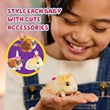 Little Live Pets Mama Guinea Pig with Hutch and 3 Babies 20+ Sounds view 5