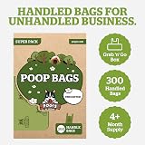 Pogi’s Dog Poo Bags with Handles Extra Thick 300 Count Unscented Large view 5
