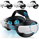 Kawaye for Meta Quest 3S/Quest 3/Quest 2 Head Strap, Adjustable Comfort Head Strap for Elite Strap,Lightweight VR Headset Str