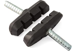 Clarks Mountain Rim Replacement Brake Pads - Pair of 55mm Non-Threaded V-Type Brake Pads for Cantilever Brake Systems Compati