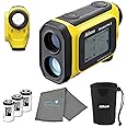 Nikon Forestry Pro II Laser Rangefinder/Hypsometer (16703) Bundle with 3 Extra CR2 Batteries and Lens Cloth - Digital Range Finder and Tape Measure, Height Measurement for Trees, Poles, and Other