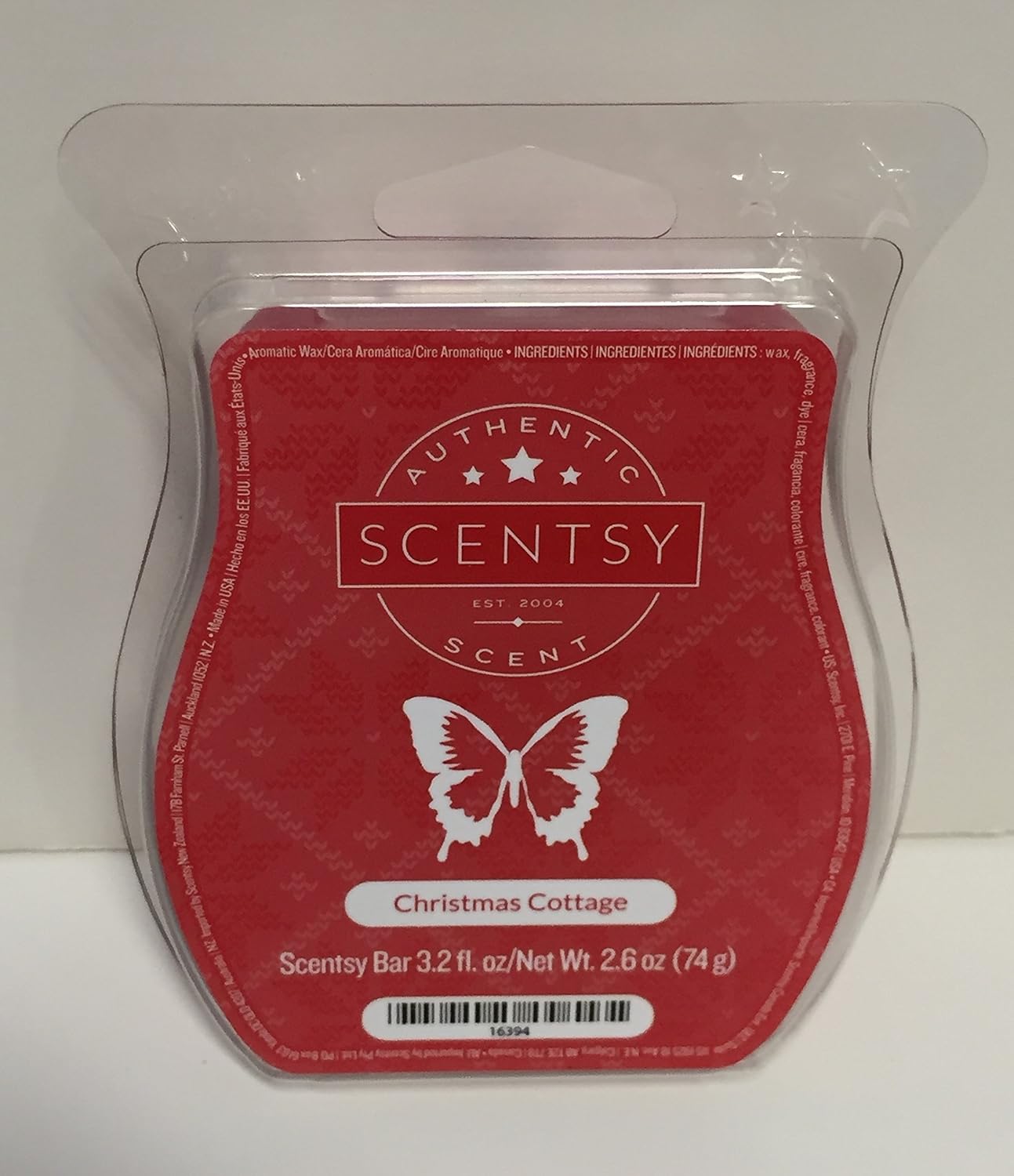 Scentsy Christmas Cottage Wickless Candle Tart Warmer Wax 3.2 Fl Oz 8