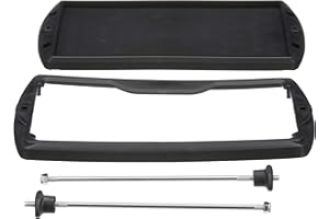 Attwood 9094-5 Heavy-Duty Battery Tray, For 29/31 Series Batteries, Black Plastic, 13 1/6 Inches L x 6 7/8 Inches W