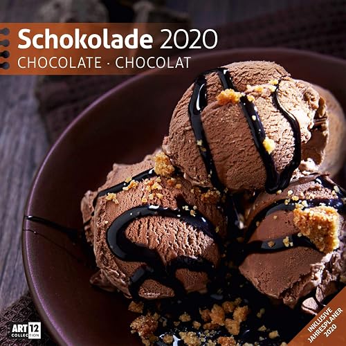 Download Schokolade 2020, Wandkalender / Broschürenkalender im Hochformat (aufgeklappt 30x60 cm) - Geschenk-Kalender mit Monatskalendarium zum Eintragen PDF