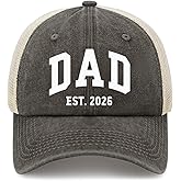 Dad Est 2026 Hat Trucker Hat for Women Dad Hat Funny Gifts