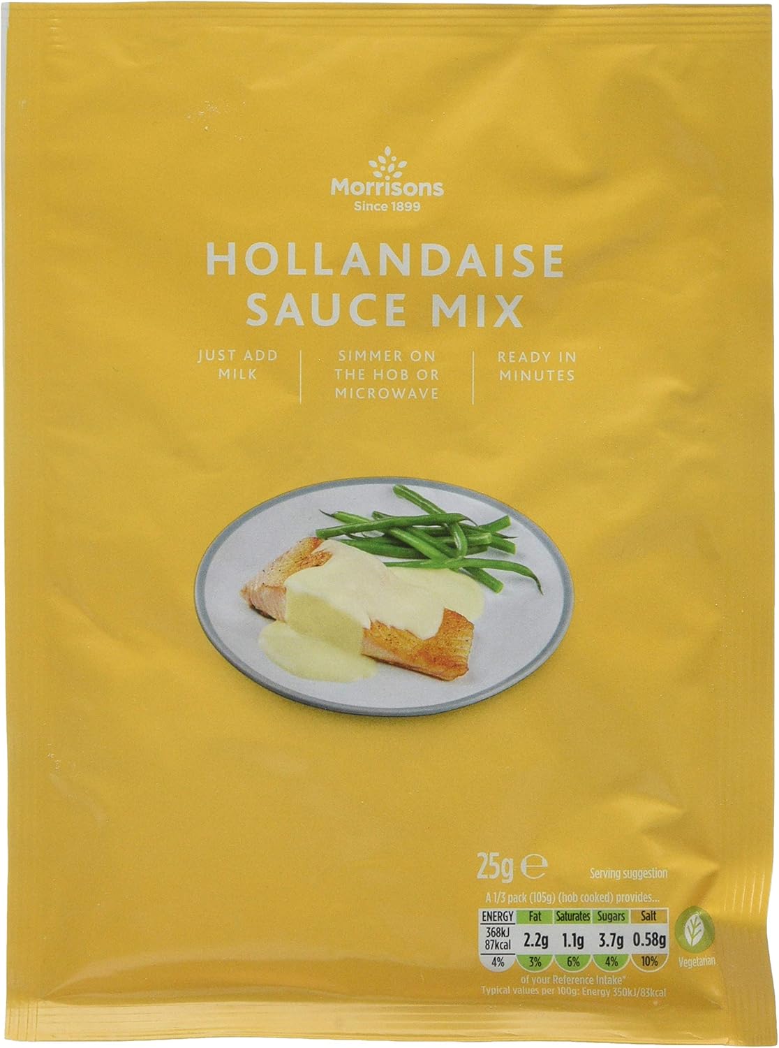 Morrisons Hollandaise Sauce Mix, 23 g, Pack of 18 Amazon.co.uk Grocery