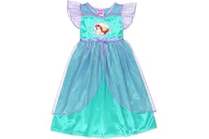 The Little Mermaid Ariel Toddler Girls Fantasy Gown Nightgown Pajamas