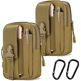 DOOVETER PHILEX Tactical Molle Pouch EDC Utility Gadget Outdoor Men Waist Bag with Phone Belt Clip Holder Holster