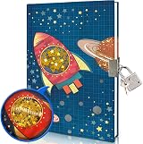 GINMLYDA Secret Diary with Lock for Boys 7x5.25 Inch 160 Lined Pages