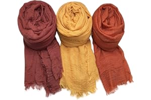 AXE SICKLE Women Scarf Shawl for All Season 3PCS Scarve Wrap Scarve.