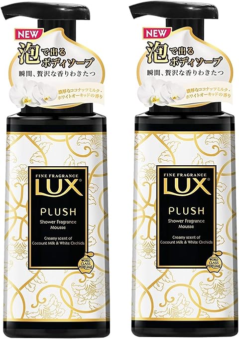 Amazon Co Jp 2個セット ラックス 泡ボディソープ クリーミーパフューム ポンプ 350g 濃厚なココナッツミルク ホワイトオーキッドのエキゾチックな甘い香り 2 ドラッグストア