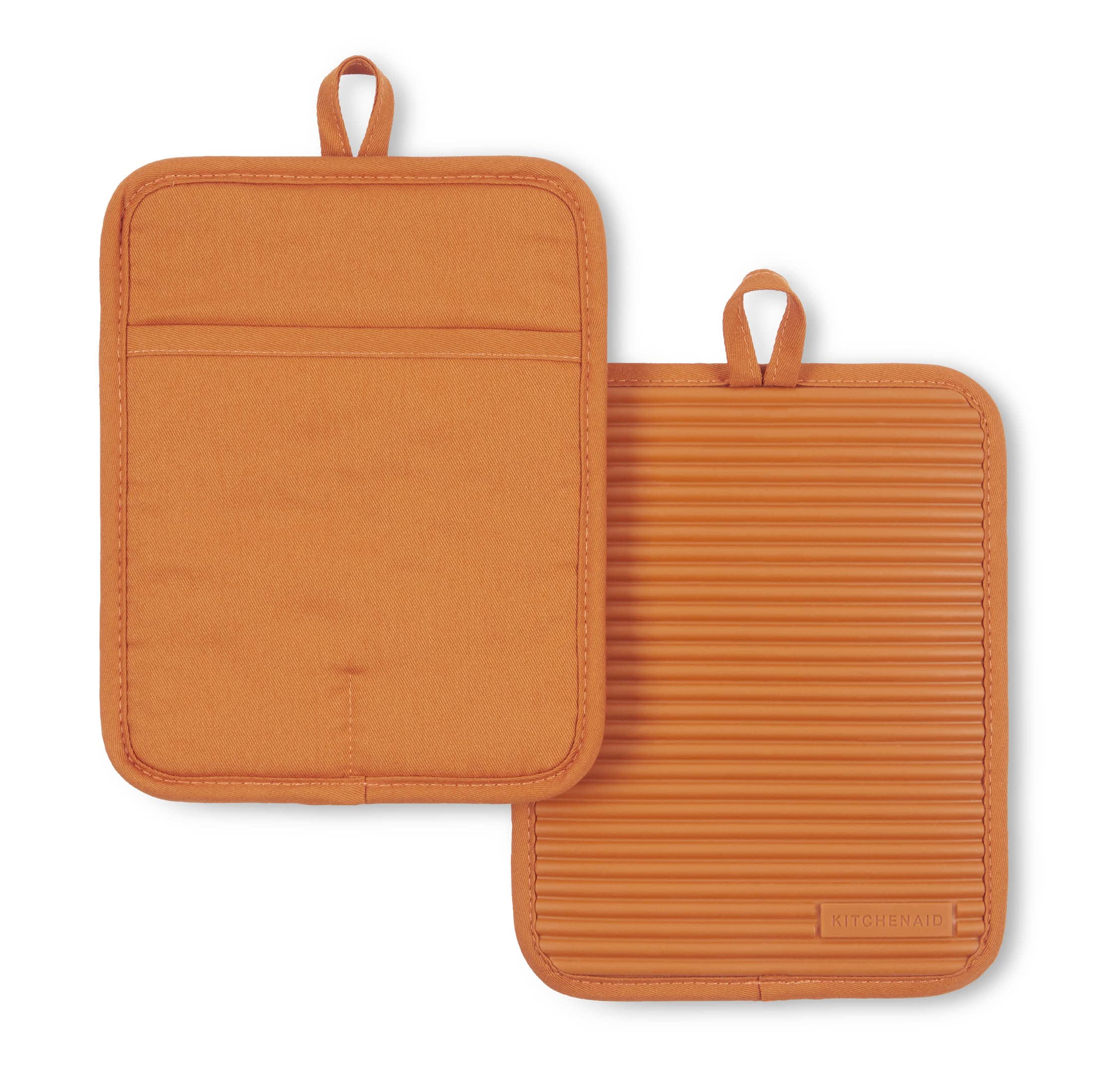 KitchenAid Ribbed Soft Silicone Pot Holder 2-Pack