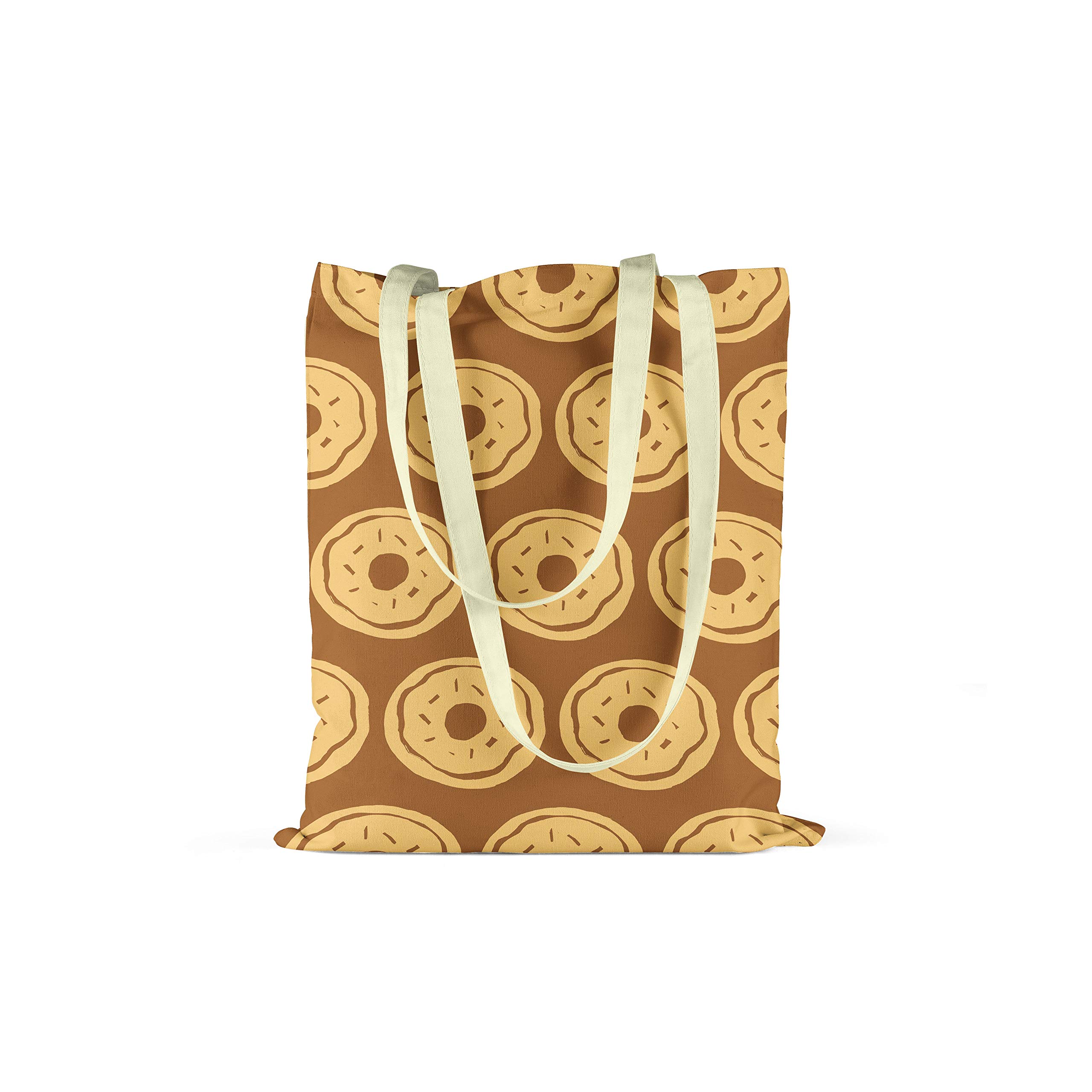 Bonamaison Printed Tote Bag, Reusable Grocery Bag, Shopping Bag, Machine Washable, Foldable, Canvas Cloth Bag with Handles, Size: 34x40 Cm