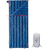 Naturehike Ultralight Backpacking RDS Down Sleeping Bag for Adults, 650 Fill Power Sleeping Bag for 42/52℉, 20oz Compact Lightweight Sleeping Bags for Hiking Camping 3 Seasons