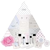 MAD BEAUTY Splash of Silver Advent Calendar, 12 Days of Delightful Bath and Body Goodies for Healthy Skin, Body Wash, Bath Salts, Lotion, Lip Balm, and More, Hydrating, Rejuvenating, Relaxing