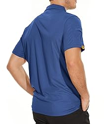 V VALANCH Mens Polo Shirts Summer Short Sleeve
