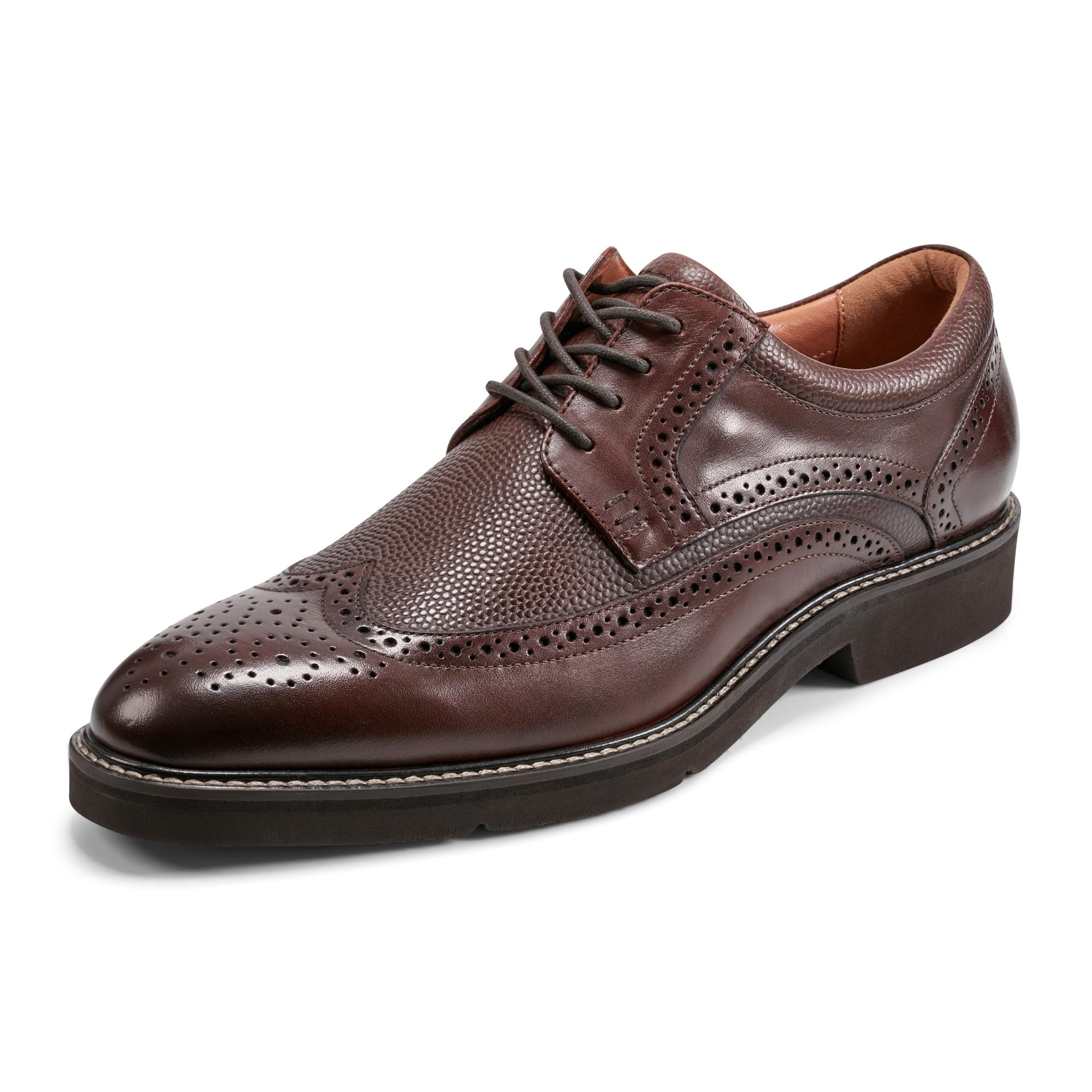 Rockport Men’s Fallo, Dark Brown Leather, 8 X-Wide