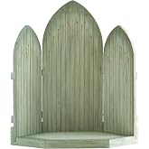 Willow Tree Sanctuary, Hand-Painted Wood Nativity Backdrop | A large and majestic Christmas Story