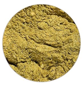 Ultimate Baker All Natural Peridot Food Color Shine - Kosher Peridot Food Coloring Powder for Glossy Airbrush or Gel Paste Cake Decorating (12grams)