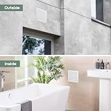 Vent Systems 200x200 mm White Soffit Vent Cover Pack of 5 view 5