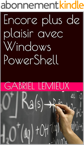 Download Encore plus de plaisir avec Windows PowerShell PDF