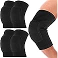 Sibba 2 Pairs Compression Elbow Pads, Arm Brace Support Fitness Arm Knee Protector Volleyball Basketball Breathable Elbow Wraps for Men and Women